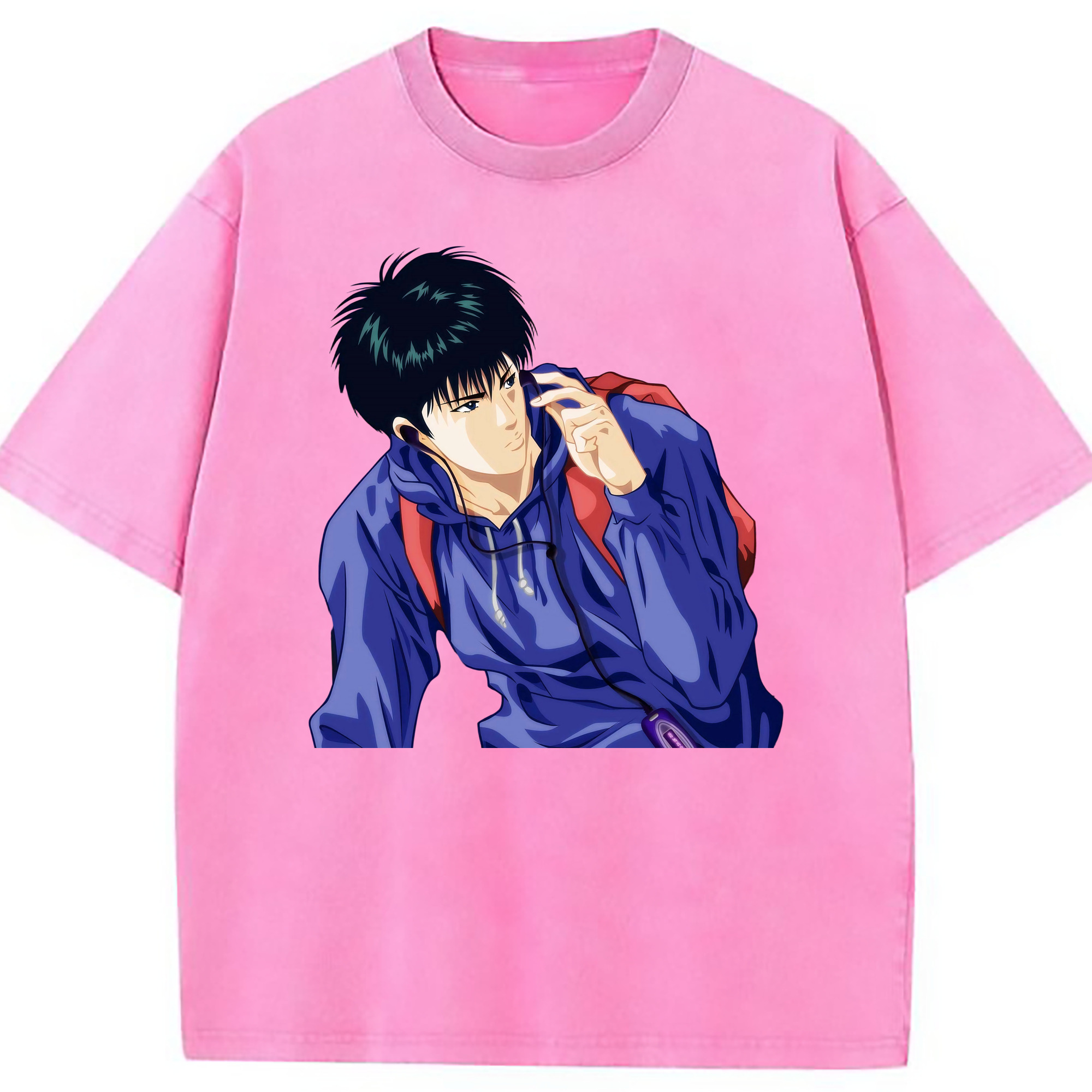 （画像用） SLAM DUNK／スラムダンク 綿100% ヴィンテージ風 半袖Tシャツ（フロントプリント）